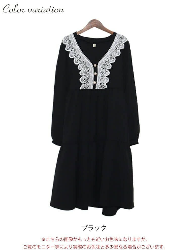 大きいサイズ レディース ホワイトレースティアードワンピース　goldy-894