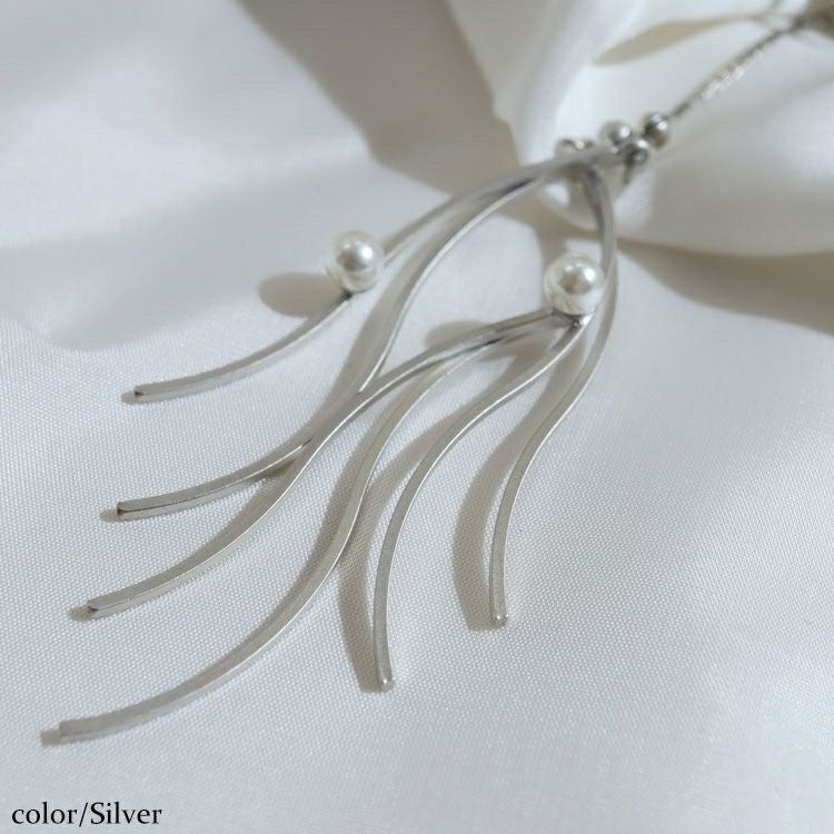 大きいサイズ レディース スライドチェーンモチーフネックレス　humio-062　【メール便可】