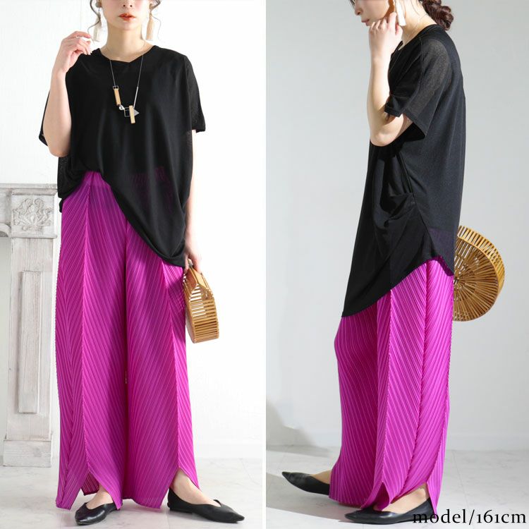 大きいサイズ レディース 変形シアーチュニック　kt-22002