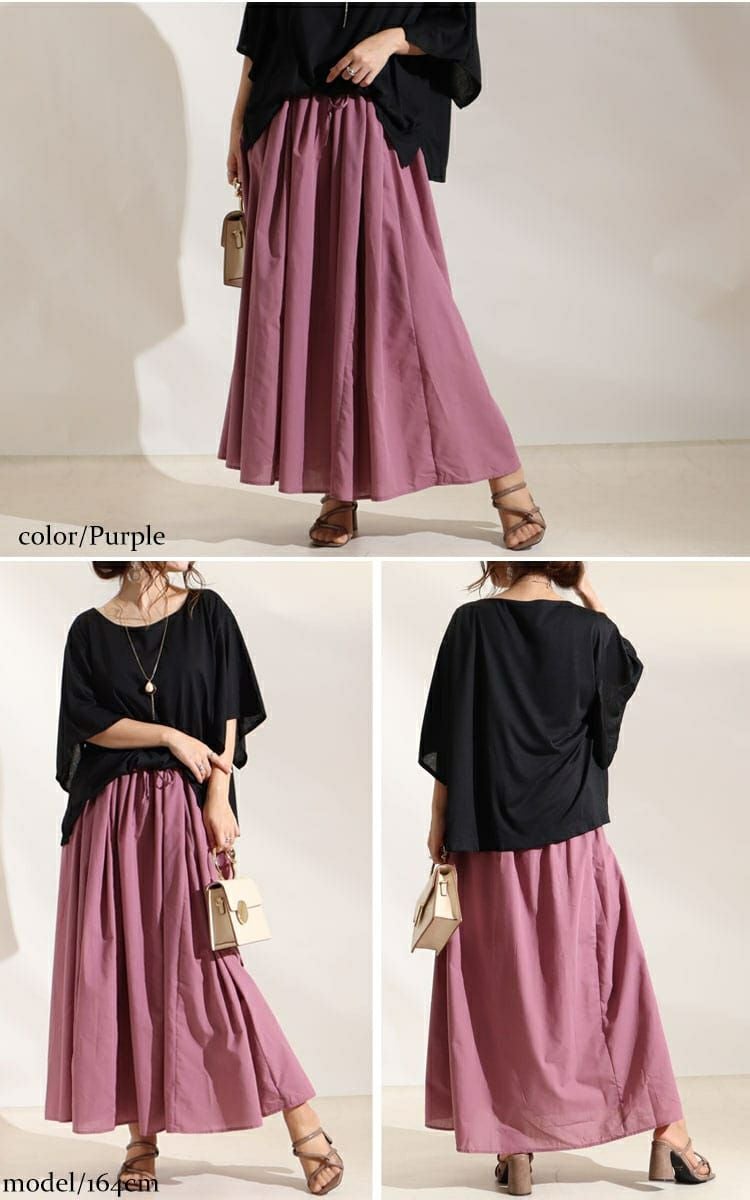 大きいサイズ レディース 異素材ドッキングワンピース　nw-22002