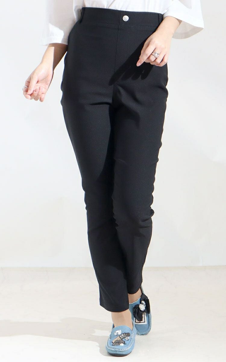 大きいサイズ レディース 冷感キラテクスキニーパンツ　cpdai-656003