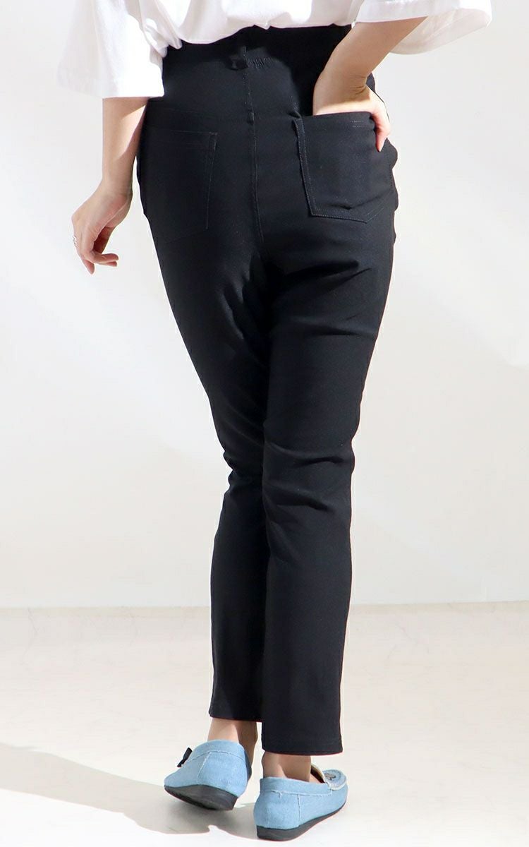 大きいサイズ レディース 冷感キラテクスキニーパンツ　cpdai-656003