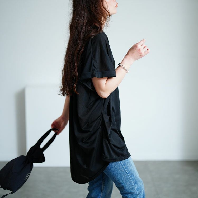 大きいサイズ レディース ストライプ柄スキッパーシャツ　cast-5524016 【メール便可】