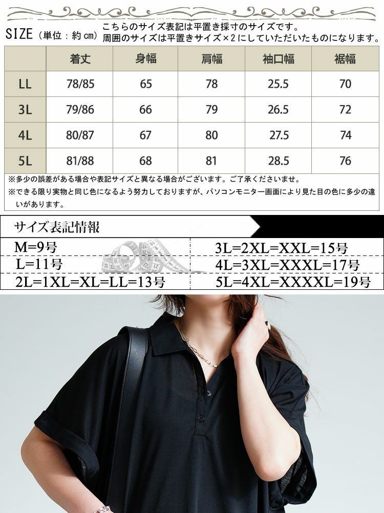 大きいサイズ レディース ストライプ柄スキッパーシャツ cast-5524016