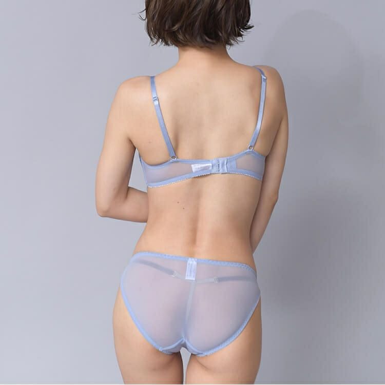 大きいサイズ レディース フラワーレースブラレットブラ＆ショーツセット　nima-j2038