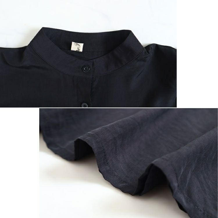 大きいサイズ レディース ティアードシャツワンピース　goldy-953 【メール便可】