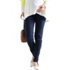 大きいサイズ レディース マタニティハイパーストレッチスキニーパンツ【低身長さんサイズ有り】　majp-001 【ゆうパケット可】 ネイビー（股下67cm）