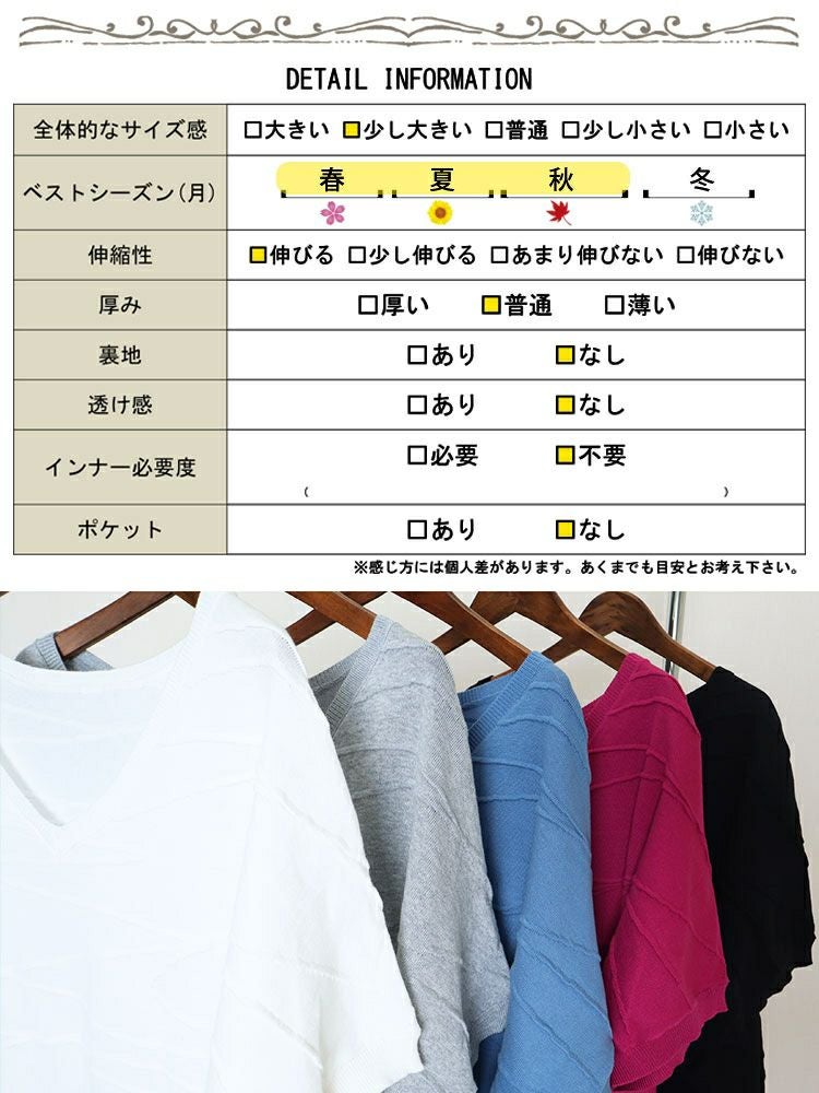 大きいサイズ レディース ドルマンスリーブコットンニット　gold882