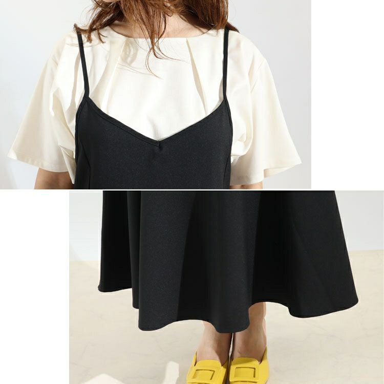 大きいサイズ レディース マーメイドキャミワンピース　maru-6505k 【メール便可】