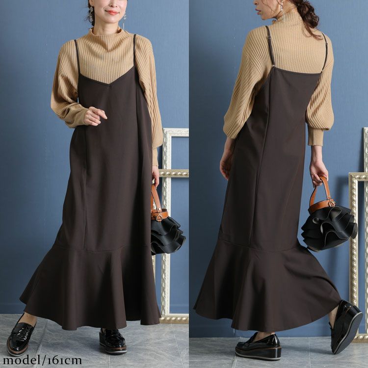 大きいサイズ レディース マーメイドキャミワンピース　maru-6505k 【メール便可】