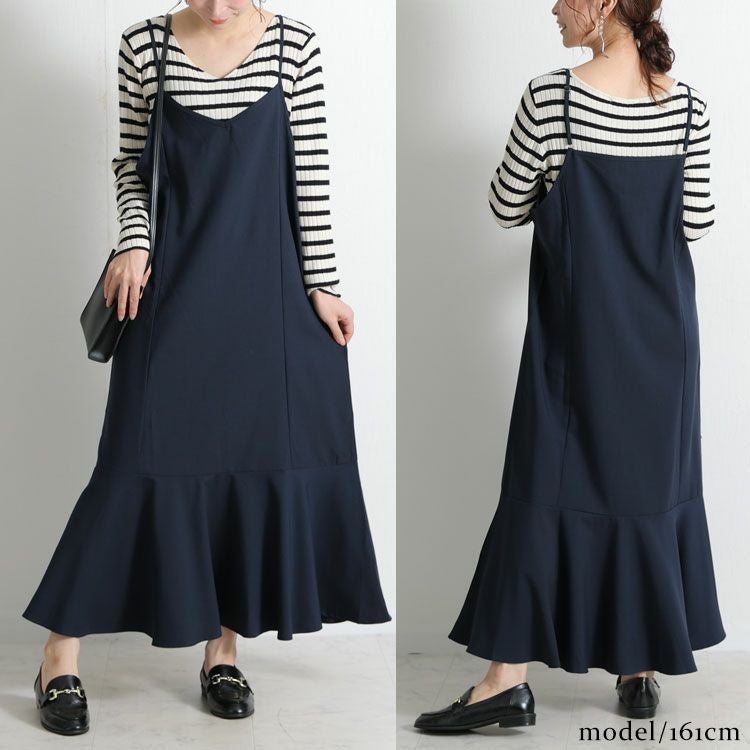 大きいサイズ レディース マーメイドキャミワンピース　maru-6505k 【メール便可】