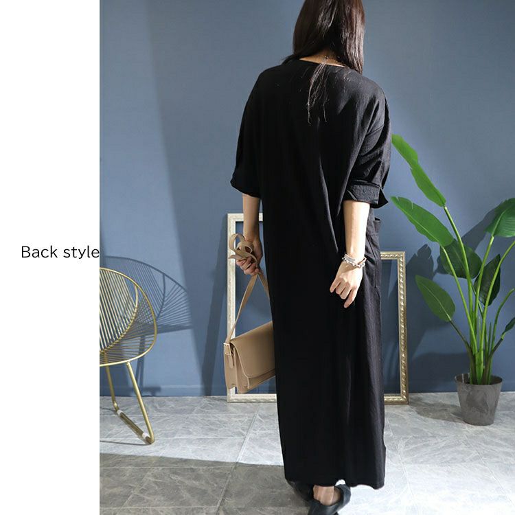 大きいサイズ レディース 接触冷感ハトメポケットワンピース　cast-5524044