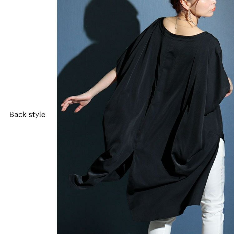 大きいサイズ レディース 変形ドルマンプルオーバー　sw-0463