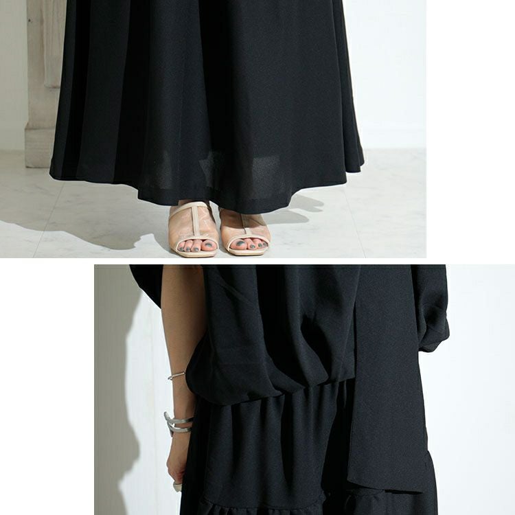 大きいサイズ レディース ブラウジングワンピース　sw-0458