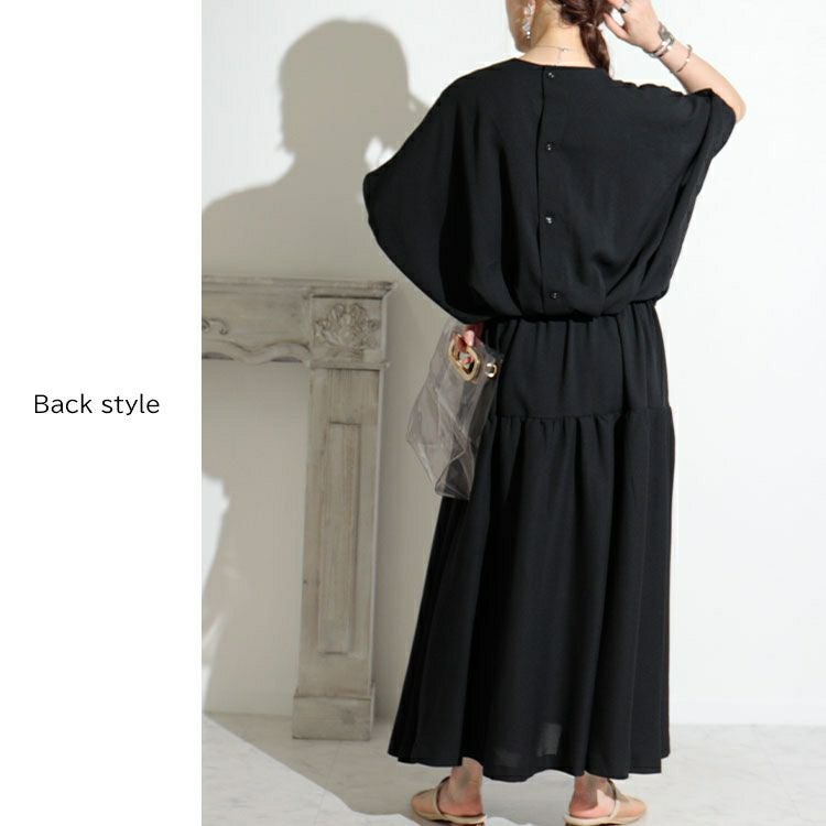 大きいサイズ レディース ブラウジングワンピース　sw-0458