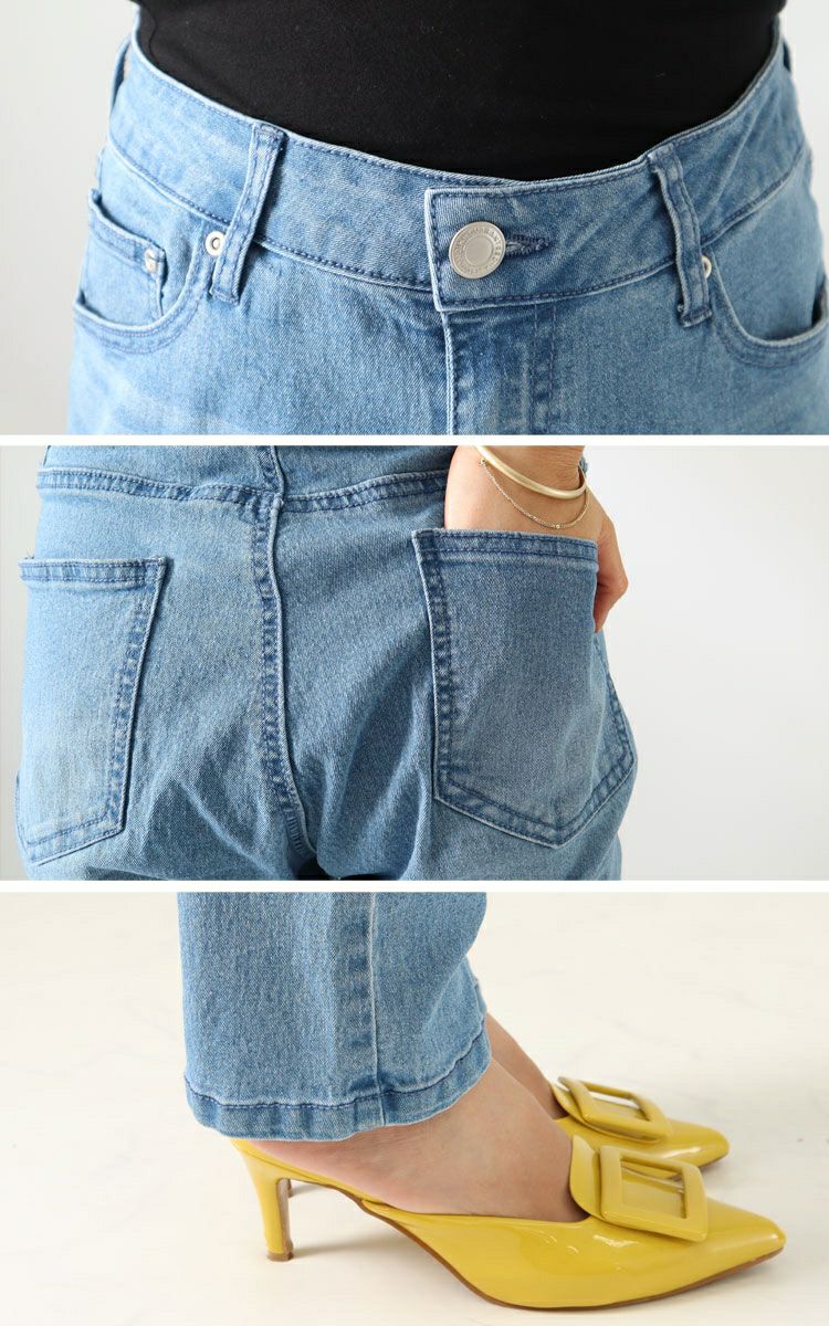 大きいサイズ レディース ストレッチスキニーデニム　tkb-0005