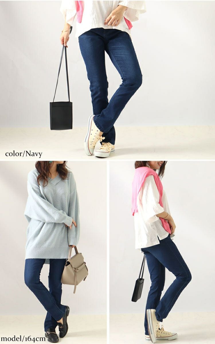 大きいサイズ レディース ストレッチスキニーデニム　tkb-0005