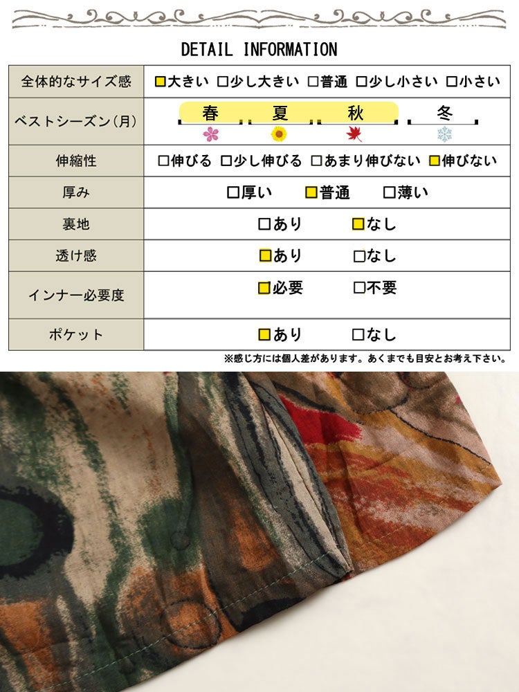 大きいサイズ レディース 異素材ドッキングコットンワンピース　goldy-1046 【メール便可】