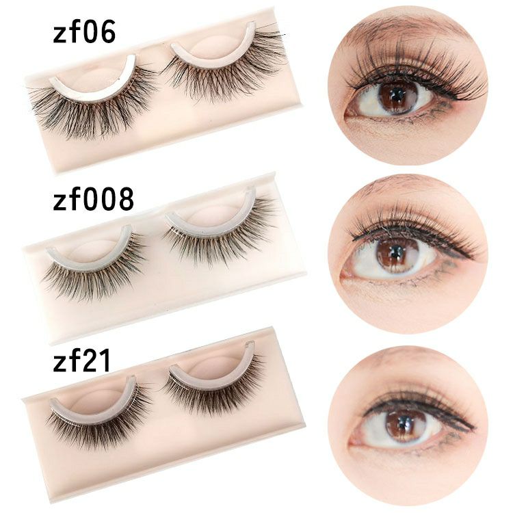 大きいサイズ レディース ミンクつけまつげ　goldy-1078 【メール便可】