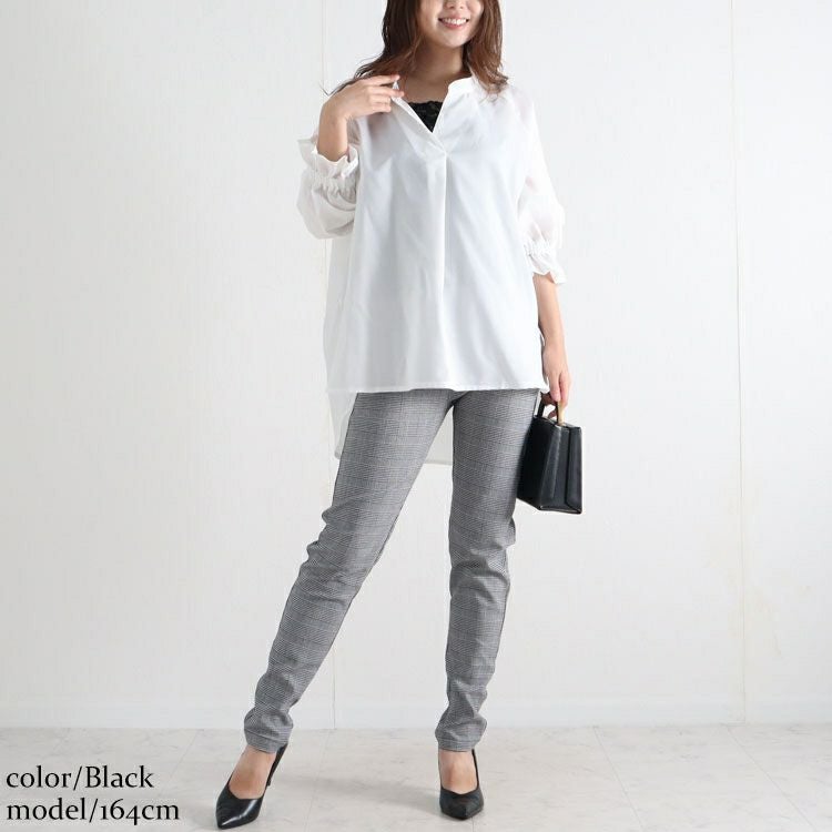 大きいサイズ レディース レース付け襟　goldy-1095 【メール便可】