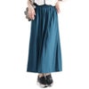 大きいサイズ レディース とろみロングスカート　sw-0477 【メール便可】 グリーン