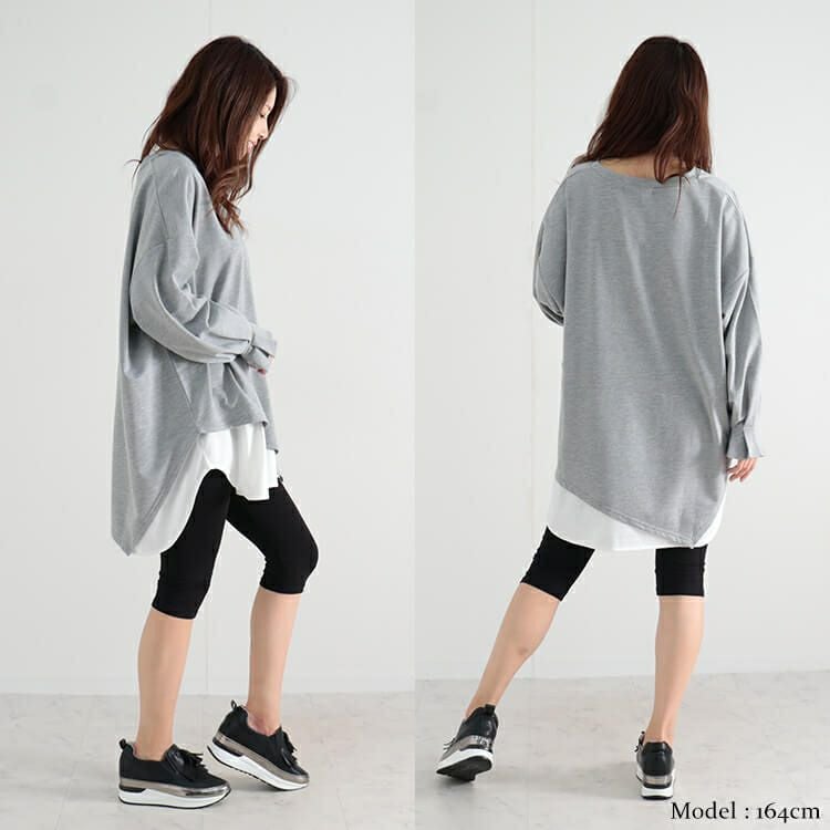 大きいサイズ レディース ゆったりフィット7分丈レギンス　goldy-1076 【メール便可】