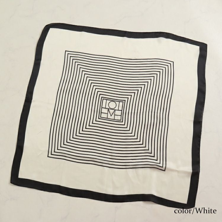 大きいサイズ レディース シルク調柄スカーフ　goldy-1092　【メール便可】