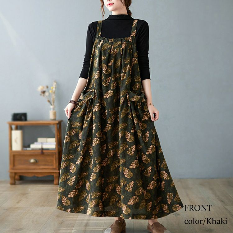 大きいサイズ レディース レトロワンピース　goldy-1108