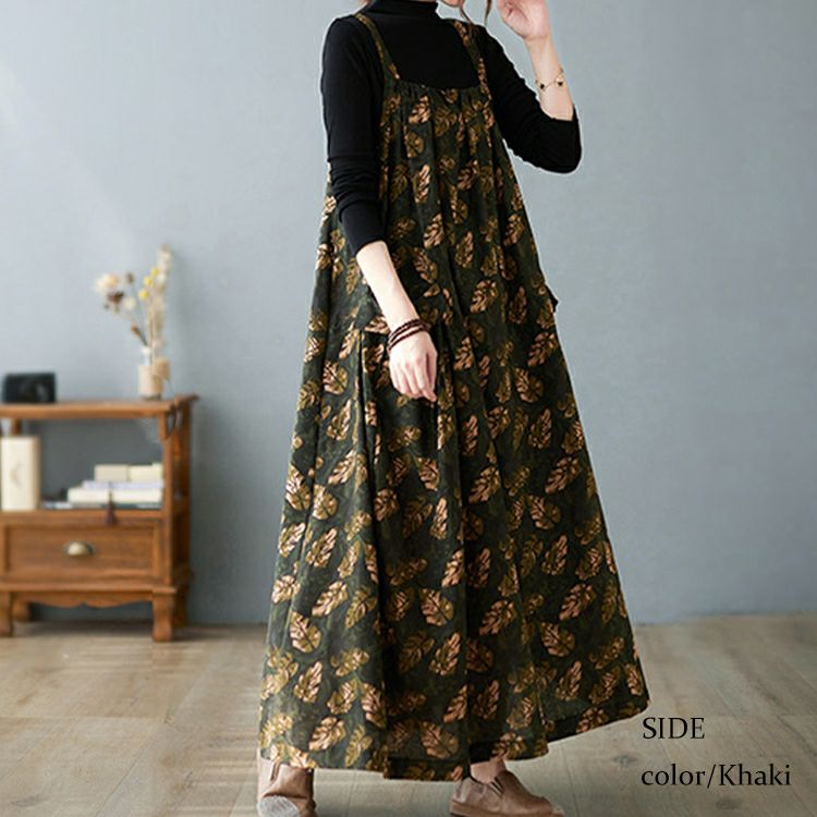 大きいサイズ レディース レトロワンピース　goldy-1108