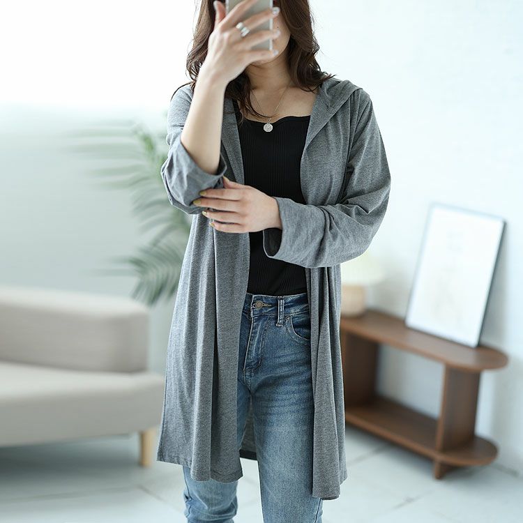 大きいサイズ レディース フーディートッパーカーディガン　cast-5526035