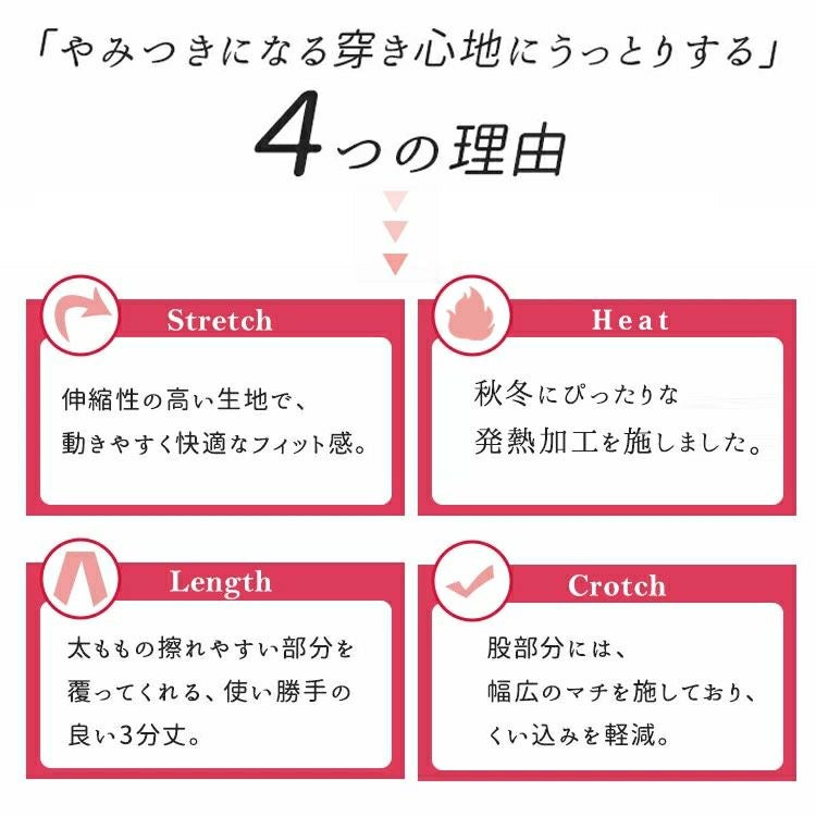 大きいサイズ レディース 抗菌防臭発熱股ズレ防止パンツ　sw-0475 【メール便可】