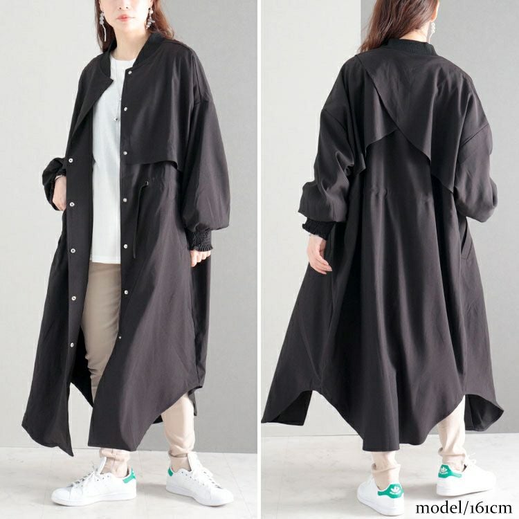 大きいサイズ レディース ロングジャケット　sw-0485