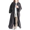 大きいサイズ レディース ロングジャケット　sw-0485 ブラック