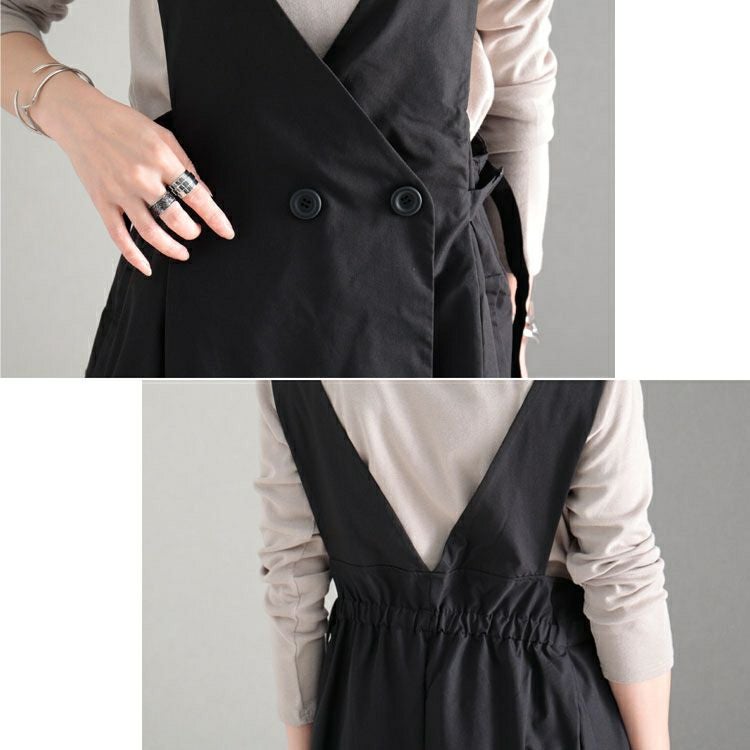 大きいサイズ レディース ジャンパースカート　nw-22030