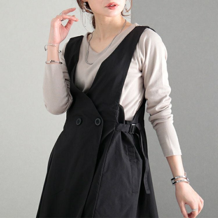 大きいサイズ レディース ジャンパースカート　nw-22030