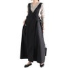 大きいサイズ レディース ジャンパースカート　nw-22030 ブラック