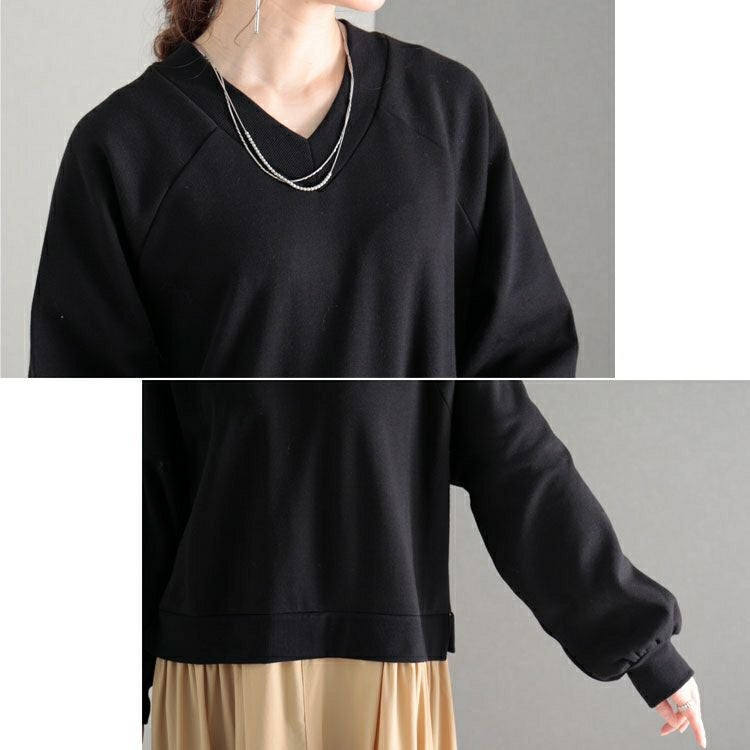 大きいサイズ レディース 異素材ドッキングワンピース　nw-22019