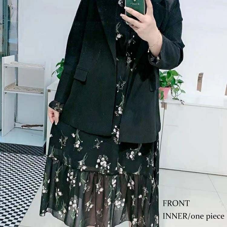 大きいサイズ レディース 一つボタンテーラーカラージャケット　goldy-1141