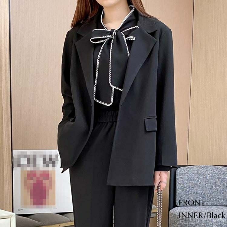 大きいサイズ レディース 一つボタンテーラーカラージャケット　goldy-1141