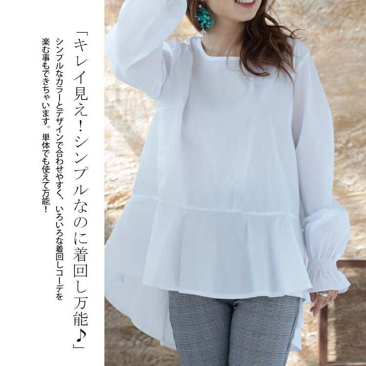 大きいサイズ レディース ブラウスとニットベストの2点セット　goldy-1132