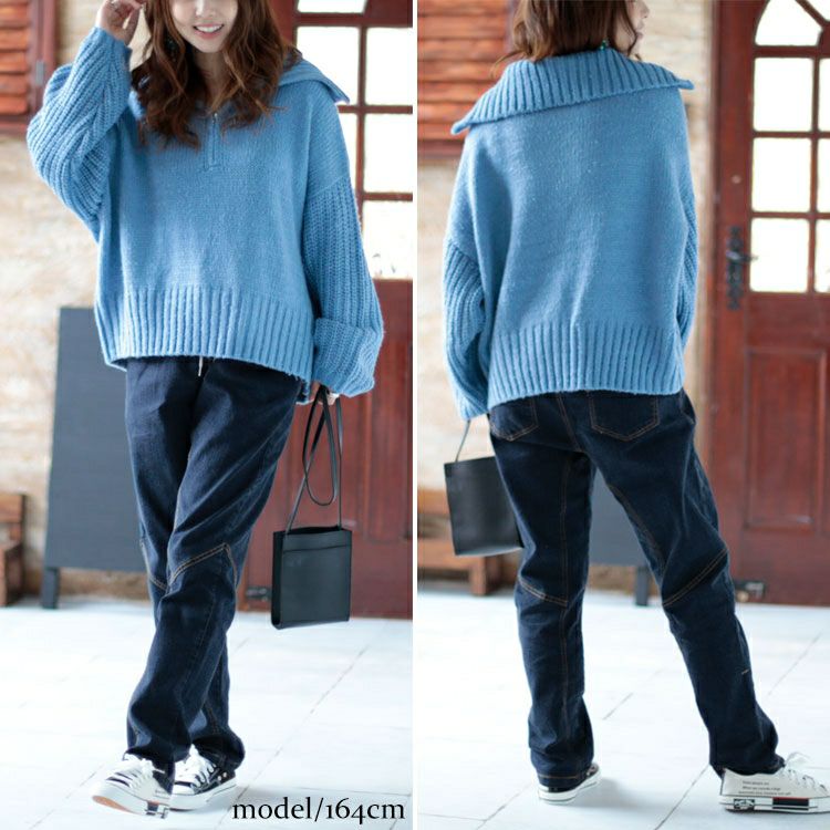 大きいサイズ レディース ウエストリブデニムパンツ　wd-0351