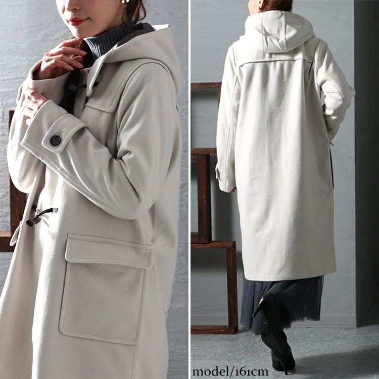 大きいサイズ レディース ダッフルコート　mnfk-122760