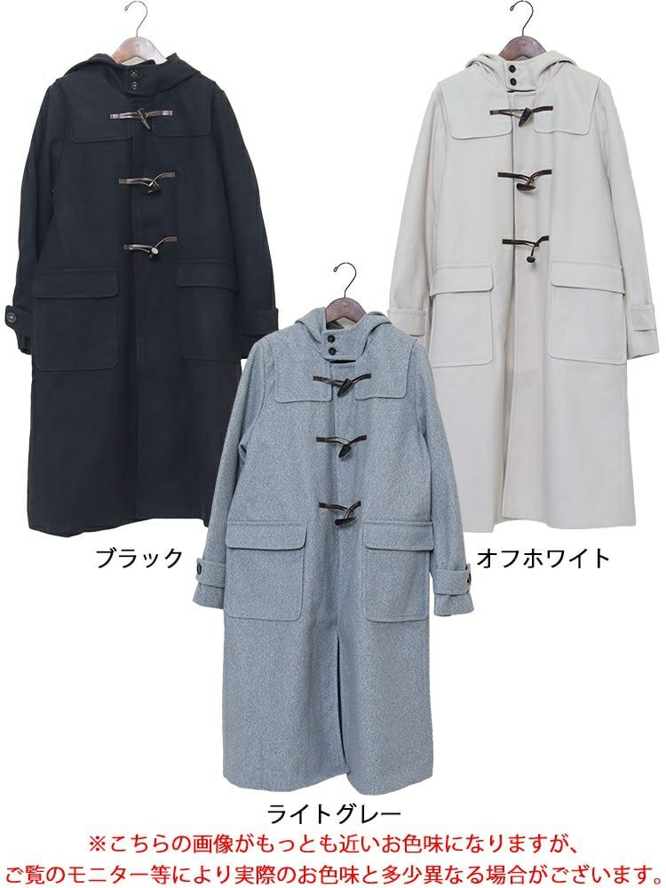 大きいサイズ レディース ダッフルコート　mnfk-122760