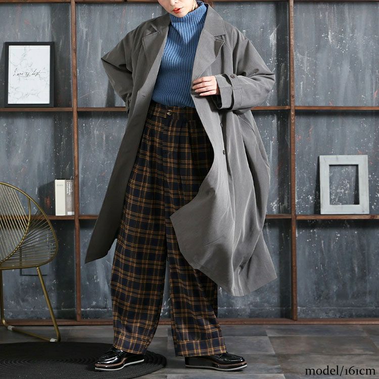 大きいサイズ レディース トレンチジャケットコート　nw-22035