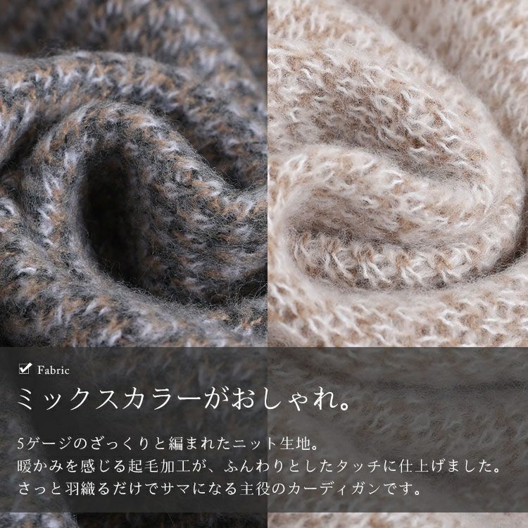 大きいサイズ レディース ニットカーディガン　and-u5625