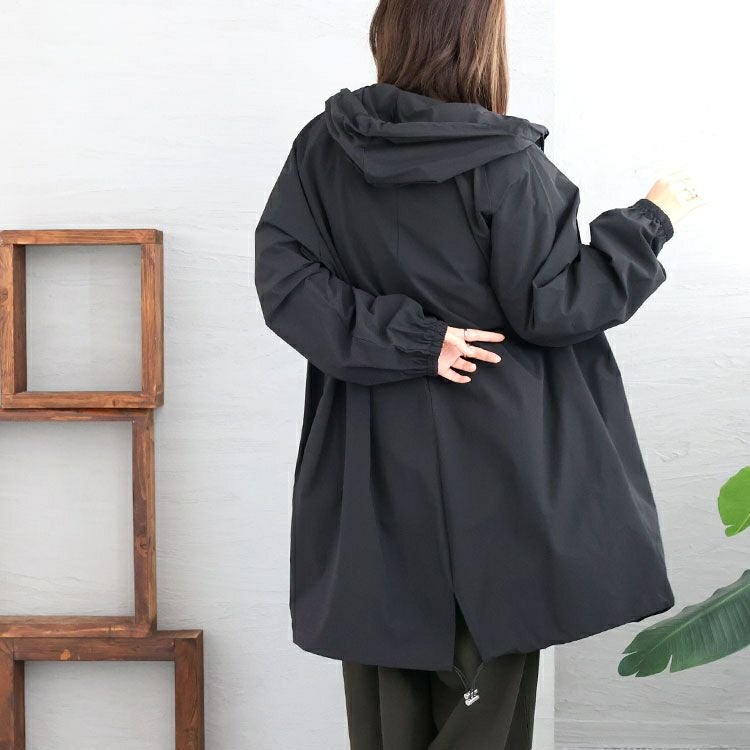 大きいサイズ レディース モッズ風ジップアップパーカー　maru-6643