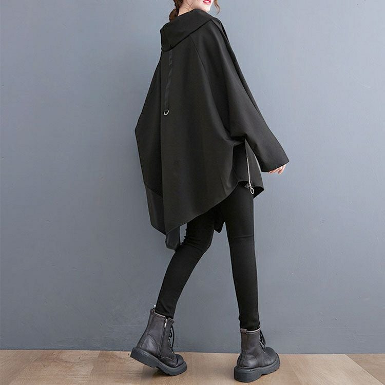 大きいサイズ レディース アシンメトリードルマンチュニック　goldy-1183