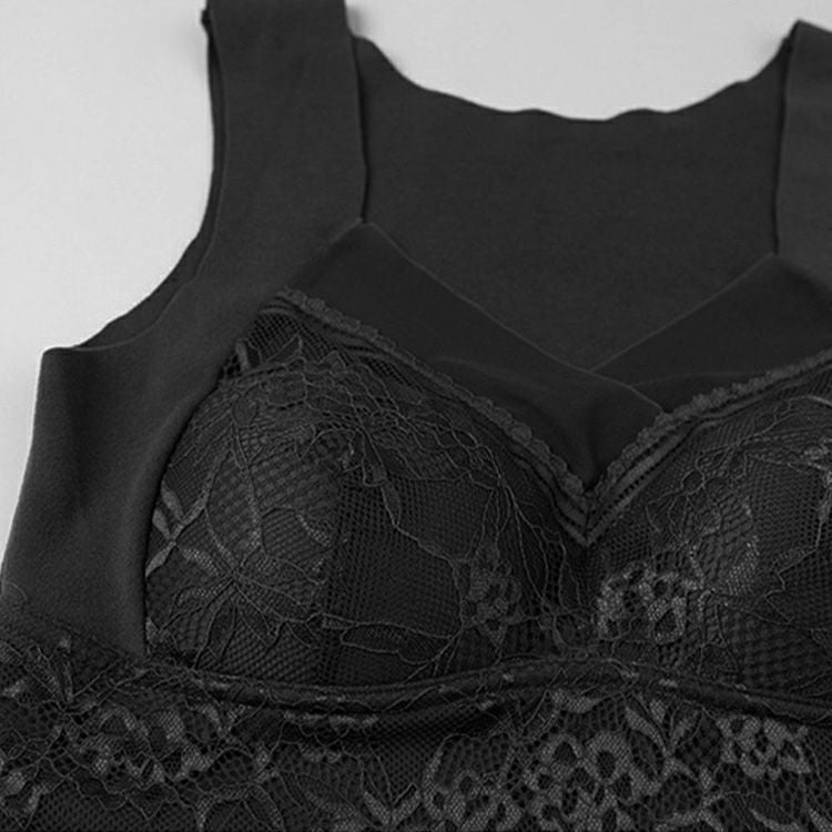 大きいサイズ レディース あったか裏起毛カップ付きインナー　goldy-1203