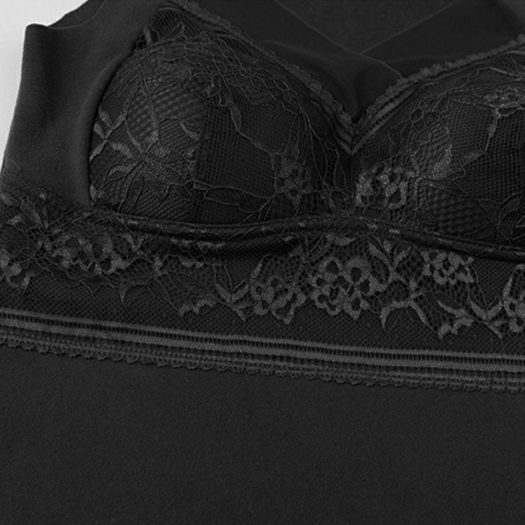 大きいサイズ レディース あったか裏起毛カップ付きインナー　goldy-1203