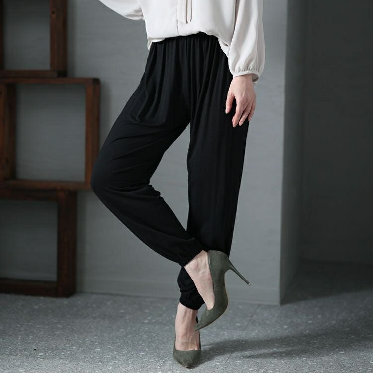 大きいサイズ レディース テーパードパンツ　goldy-1213【メール便可】